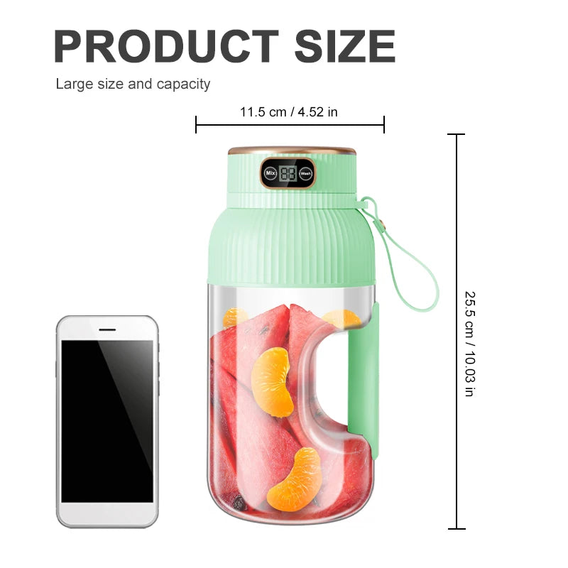 Portable 1000ml Electric Juicer Cup