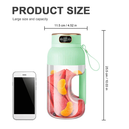Portable 1000ml Electric Juicer Cup