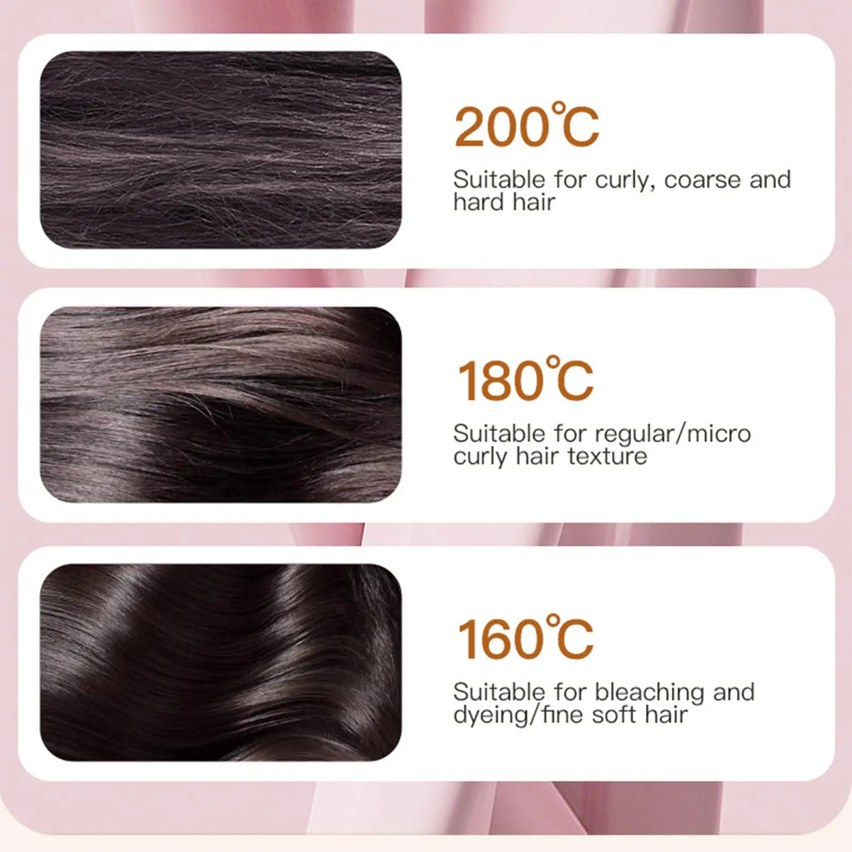 New Mini Rechargeable Portable Hair Straightener Brush