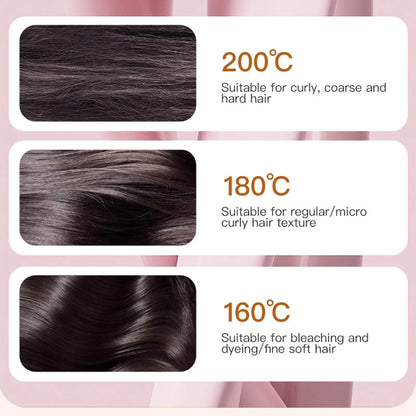 New Mini Rechargeable Portable Hair Straightener Brush