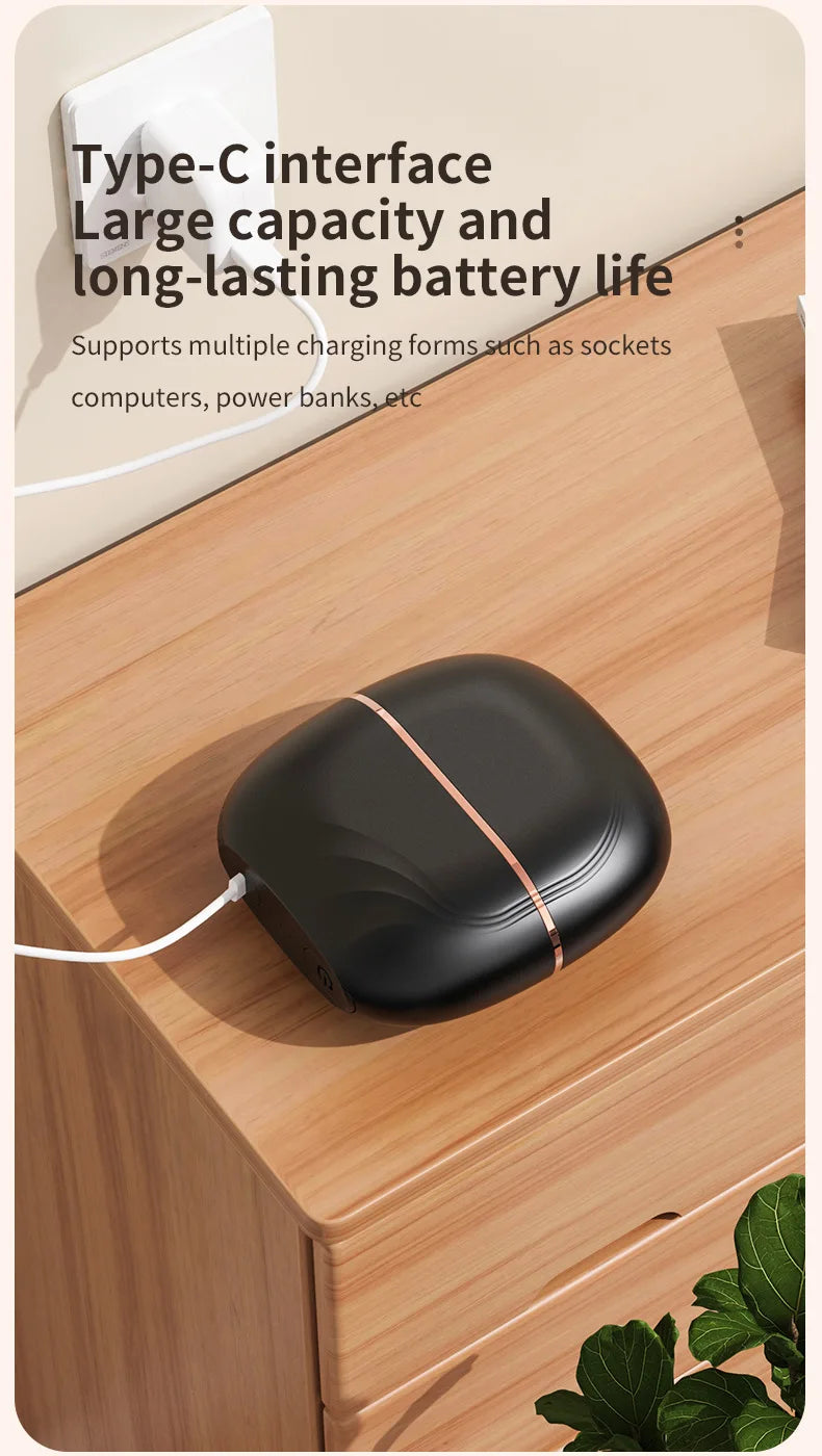 New Mini Rechargeable Portable Hair Straightener Brush