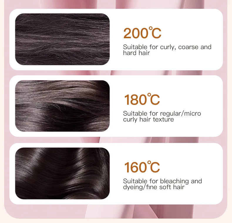 New Mini Rechargeable Portable Hair Straightener Brush