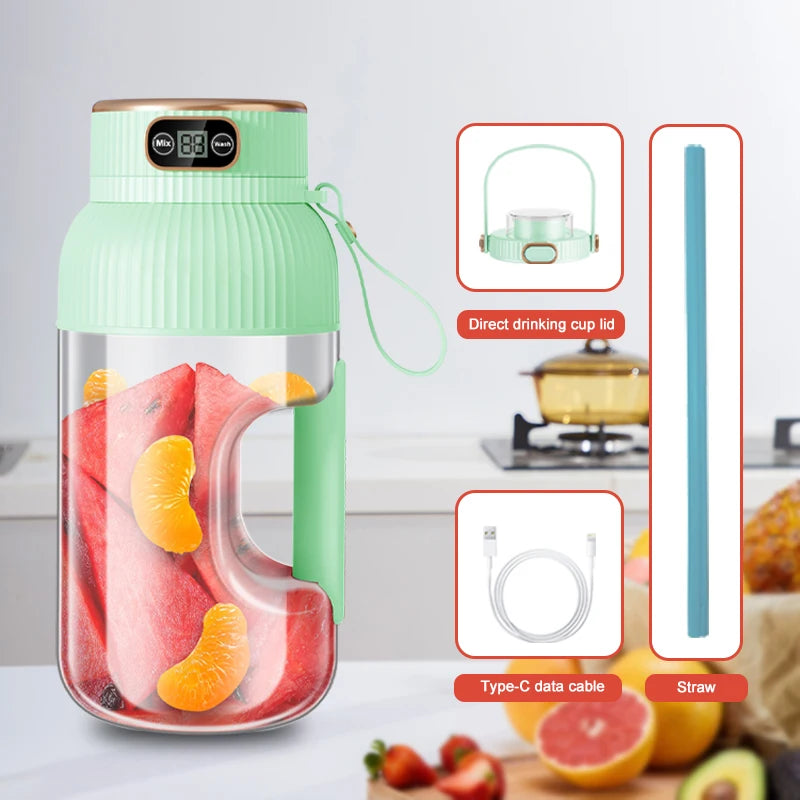 Portable 1000ml Electric Juicer Cup